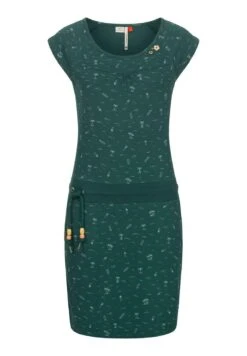 Ragwear PENELOPE W - Sukienka Etui - Dark Green Print