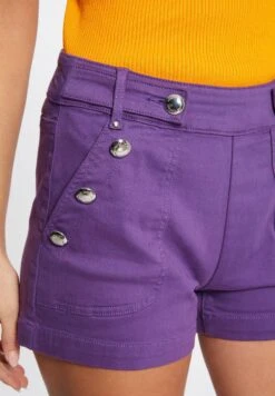 MORGAN WITH BRIDGES - Szorty Jeansowe - Dark Purple -Ulla Popken Sklep 8217f070adb545359329403bd88012f7
