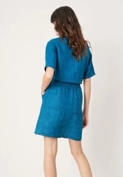 S.Oliver ROCK AUS LEINEN - Spódnica Trapezowa - Dark Teal Melange 9 S.Oliver ROCK AUS LEINEN - Spódnica Trapezowa - Dark Teal Melange -Ulla Popken Sklep 827683cc6c684625ba021192d2a9aafb