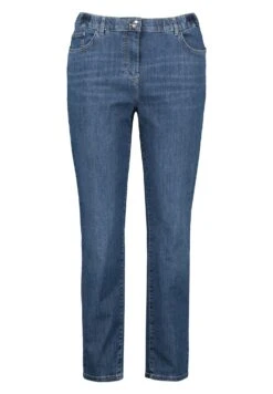 VERKÜRZT 5-POCKET BETTY - Jeansy Slim Fit - Dark Blue Denim 13 VERKÜRZT 5-POCKET BETTY - Jeansy Slim Fit - Dark Blue Denim -Ulla Popken Sklep 852ebfd37b1b4f8d8520395bfb21494b