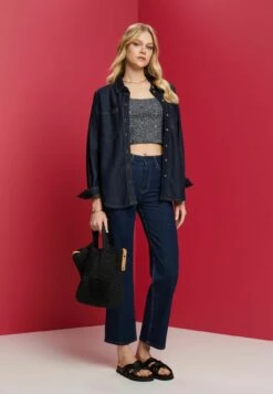 ESPRIT Jeansy Straight Leg - Blue Rinse -Ulla Popken Sklep 894d7a0a131a4972a7e92f791168994c