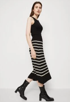 Gant BRETON SKIRT - Spódnica Ołówkowa - Ebony Black -Ulla Popken Sklep 8a36e1eff96f4929bdc14756deb915ed