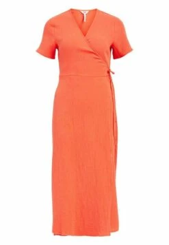 OBJECT WICKEL - Sukienka Letnia - Hot Coral -Ulla Popken Sklep 8b210599819d49a2858463c6ef32a8fa