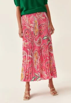 SEMINA - Spódnica Trapezowa - Pink