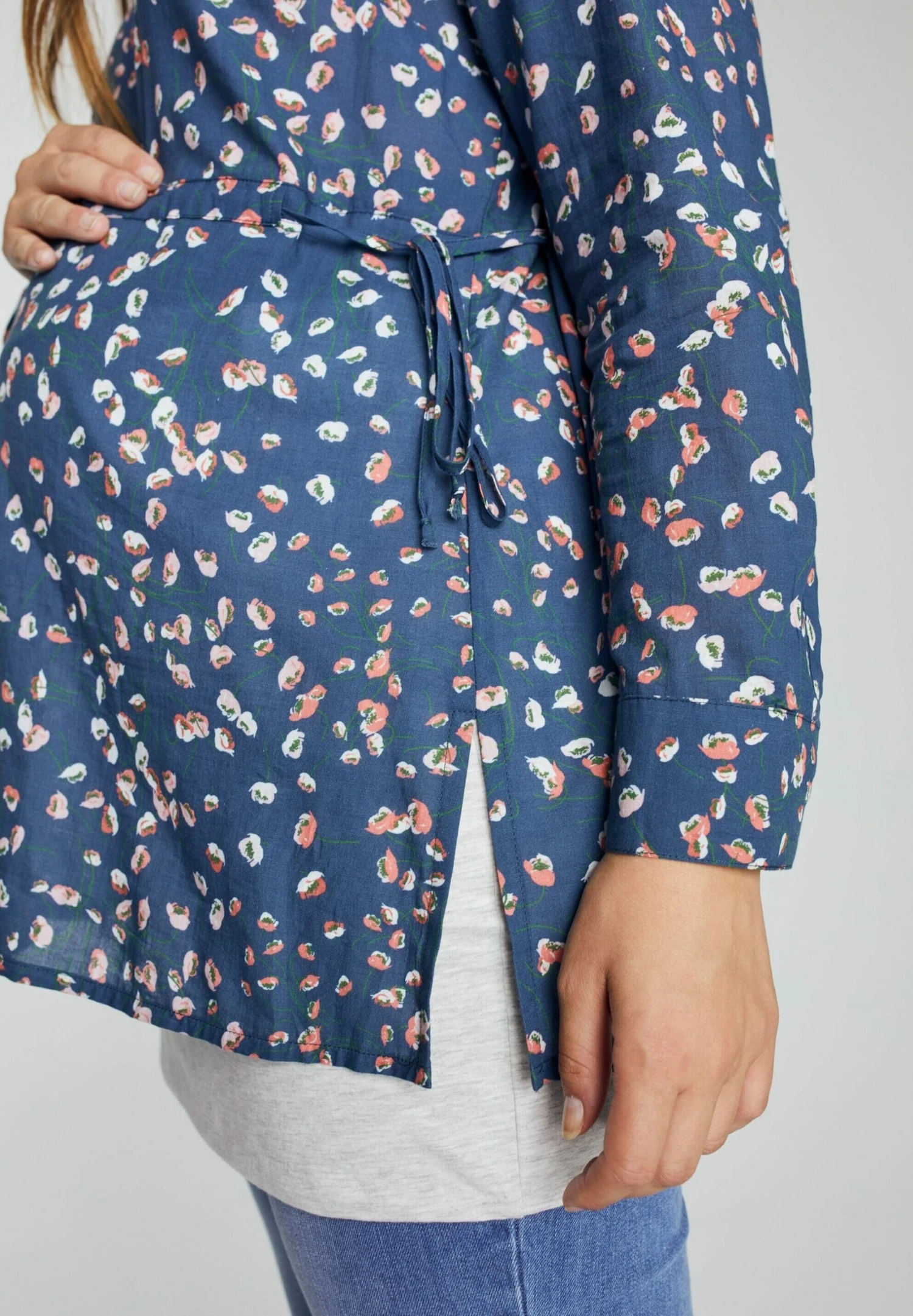 Ulla Popken Top - Grijs Melange 4 Ulla Popken Top - Grijs Melange - obrazek 4