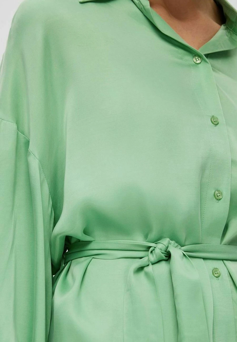 Selected Femme SLFIRENE TONIA SHIRT DRESS - Sukienka Koszulowa - Absinthe Green 5 Selected Femme SLFIRENE TONIA SHIRT DRESS - Sukienka Koszulowa - Absinthe Green - obrazek 5
