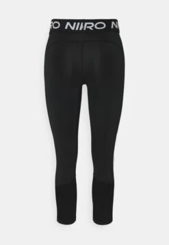 Nike Performance 365 CROP - Legginsy - Black/white -Ulla Popken Sklep 8d03994b0160401b9902c223b880c7a6
