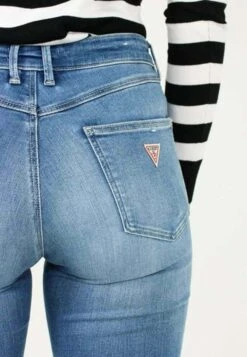 Guess Jeansy Skinny Fit - Blue Denim -Ulla Popken Sklep 8e8b0913909d44ba970641153731340c