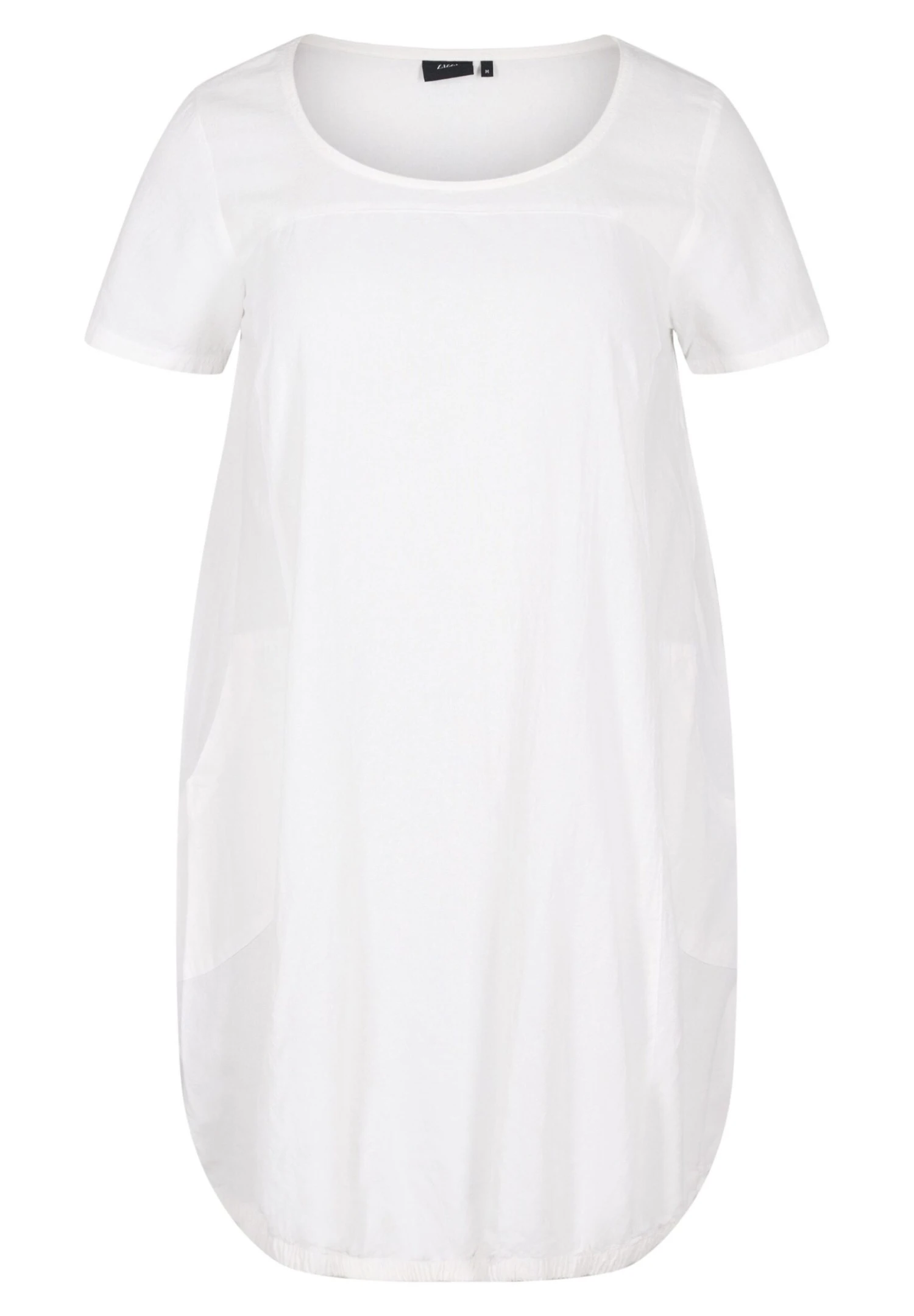 Zizzi KURZARM - Sukienka Z Dżerseju - White 4 Zizzi KURZARM - Sukienka Z Dżerseju - White - obrazek 4