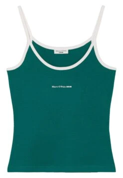 Marc O'Polo DENIM SPAGHETTITRÄGER MIT STRUKTUR AUS ORGANIC C - Bluzka - Green -Ulla Popken Sklep 9111ac5979564e7081b3bf8f61e5cbd3