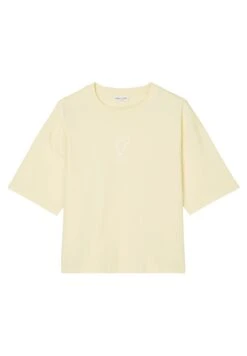 Marc O'Polo T-shirt Z Nadrukiem - Bleached Vanilla -Ulla Popken Sklep 91f739fd595648e49fa35e3d6e83a7a3