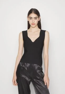 HERVE LEGER ICON SWEETHEART - Top - Black 10 HERVE LEGER ICON SWEETHEART - Top - Black -Ulla Popken Sklep 93110e81fa064f7f9e085f40d2053395