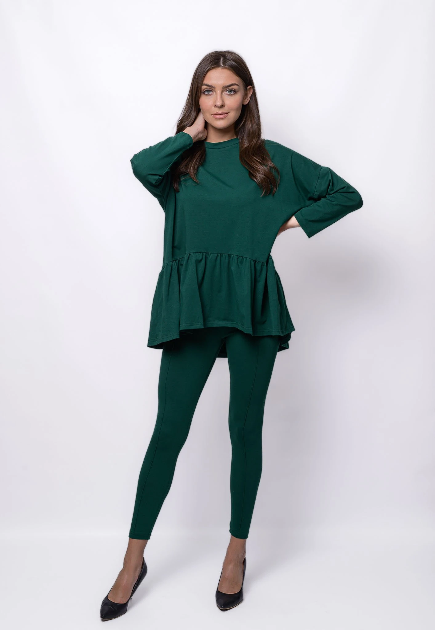 SET - Legginsy - Green 7 SET - Legginsy - Green - obrazek 7