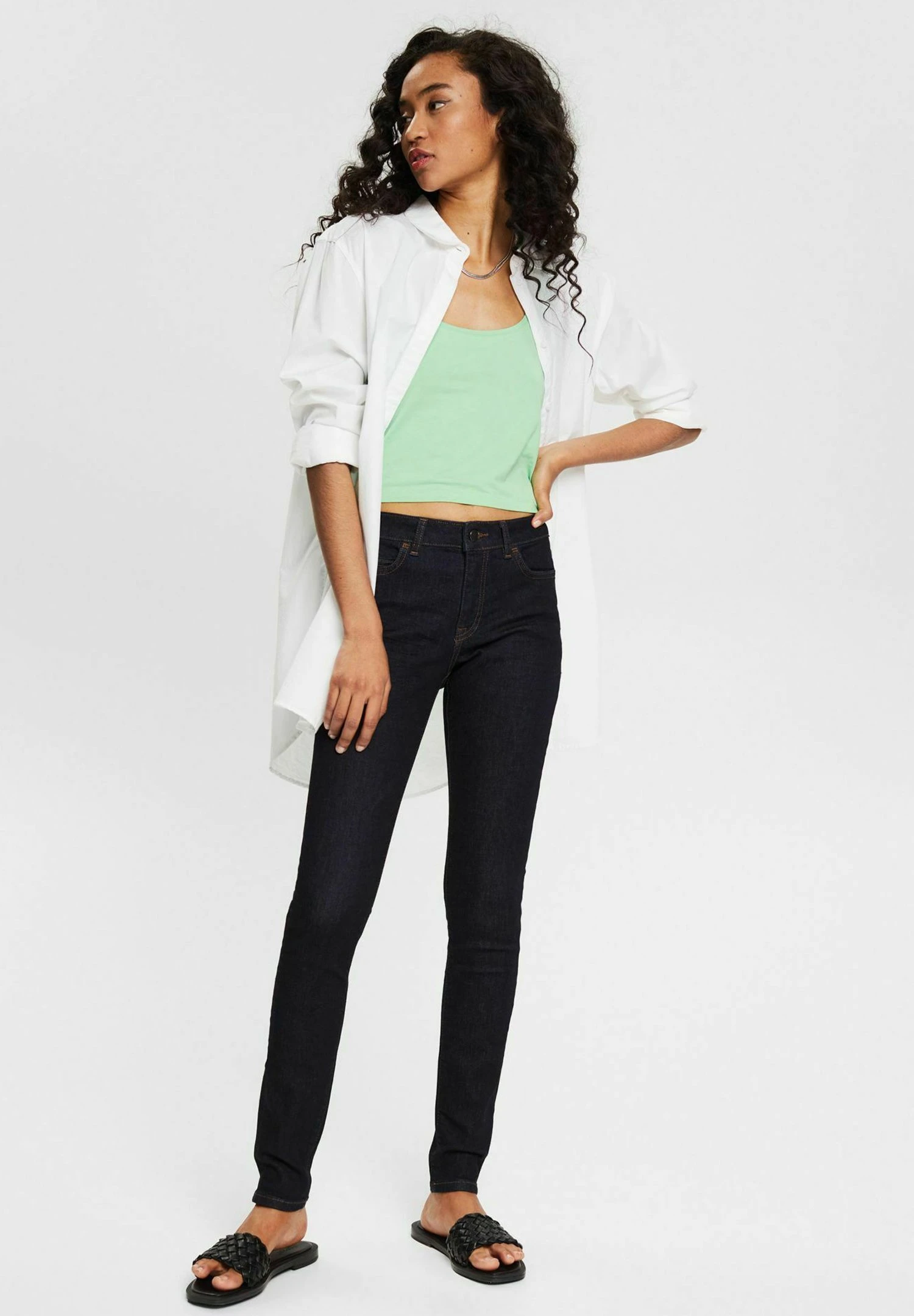 Edc By Esprit Jeansy Skinny Fit - Blue Rinse 2 Edc By Esprit Jeansy Skinny Fit - Blue Rinse - obrazek 2