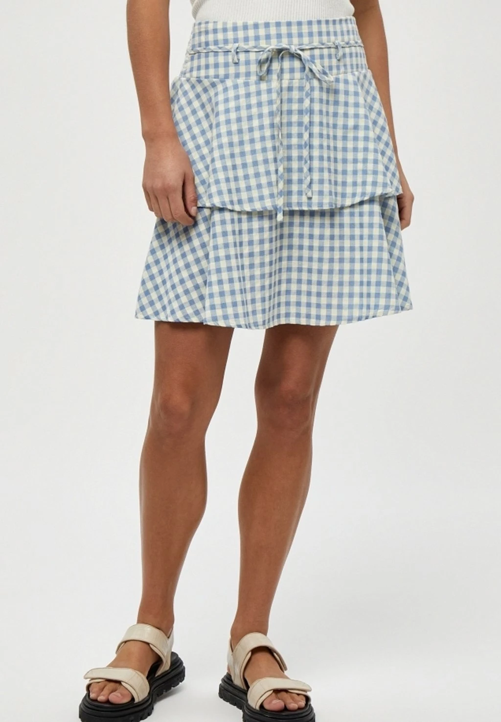 Minus VALIKA - Spódnica Trapezowa - Blue 1 Minus VALIKA - Spódnica Trapezowa - Blue