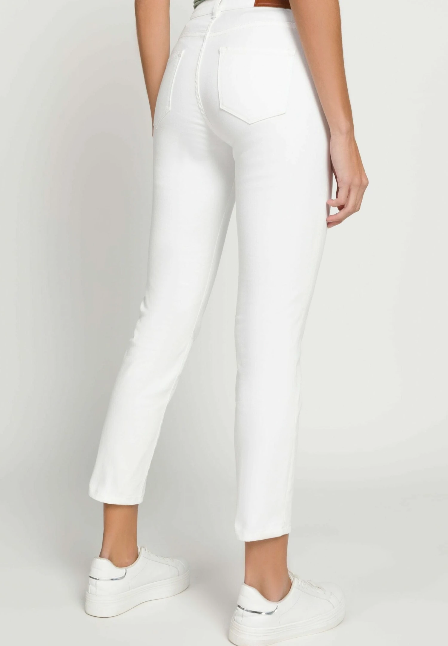 Jeansy Slim Fit - Offwhite 3 Jeansy Slim Fit - Offwhite - obrazek 3