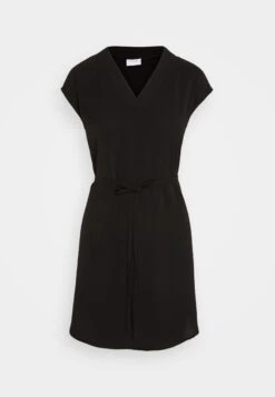 Vila VIJOSA BELT DRESS - Sukienka Letnia - Black -Ulla Popken Sklep 9599a79ef0954ce49e79e19d206f710c
