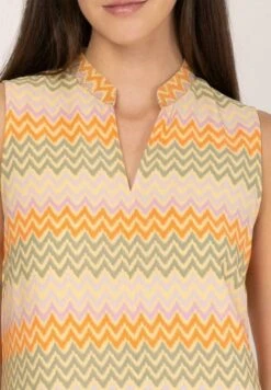 CORTO ESTAMPADO MANGA SISA - Sukienka Letnia - Beige -Ulla Popken Sklep 962eb642e0b5440db66c2e45389c9089