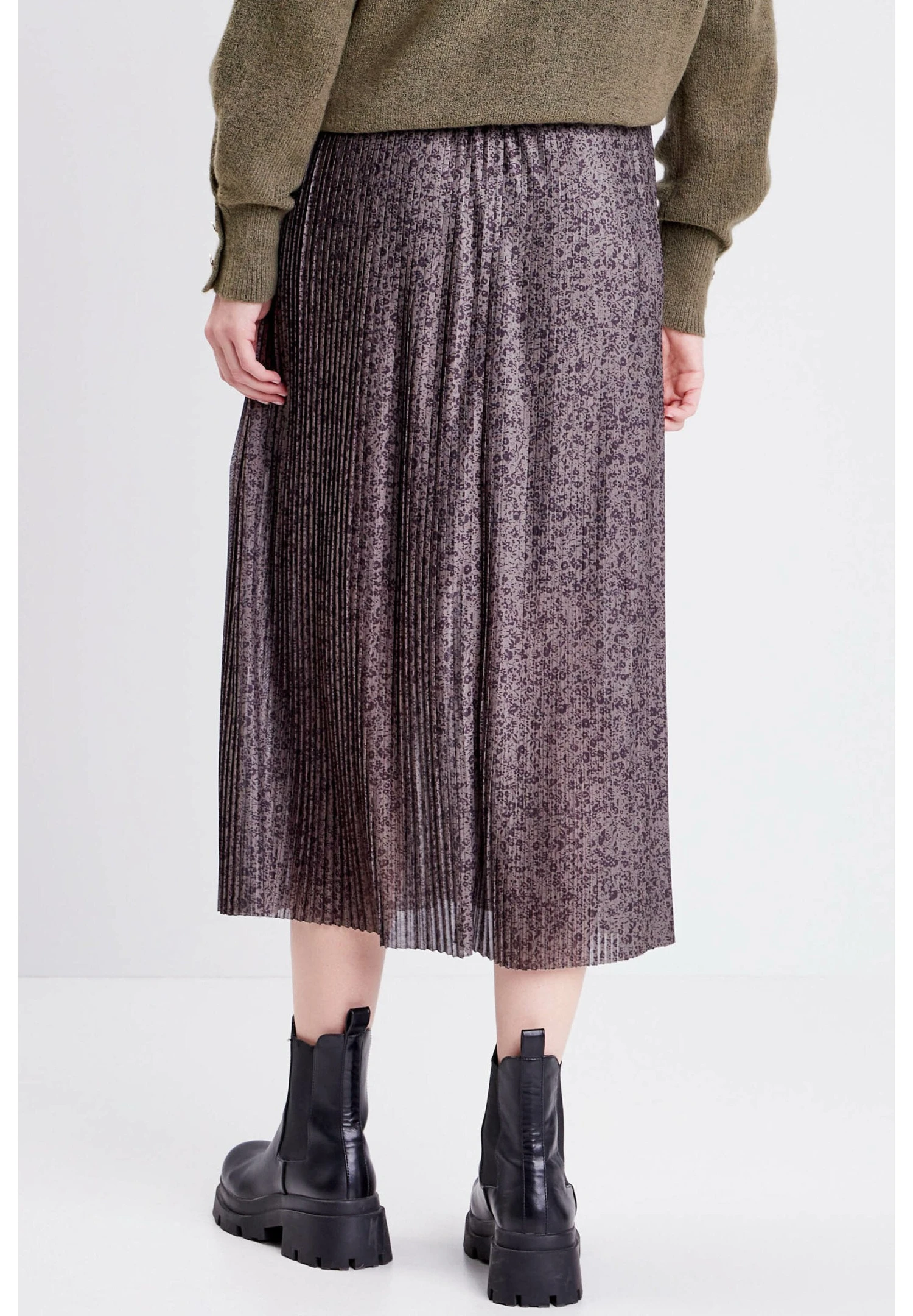 PLISSIERTER - Spódnica Plisowana - Brown 2 PLISSIERTER - Spódnica Plisowana - Brown - obrazek 2