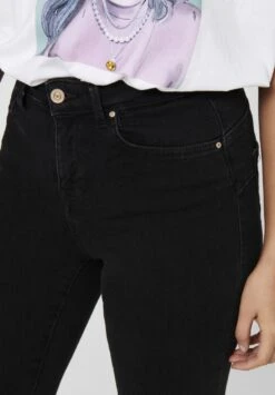ONLY ONLPOWER MID PUSH UP - Jeansy Skinny Fit - Black 7 ONLY ONLPOWER MID PUSH UP - Jeansy Skinny Fit - Black -Ulla Popken Sklep 99285cbe10a34e1292f5e63d1e9387f3