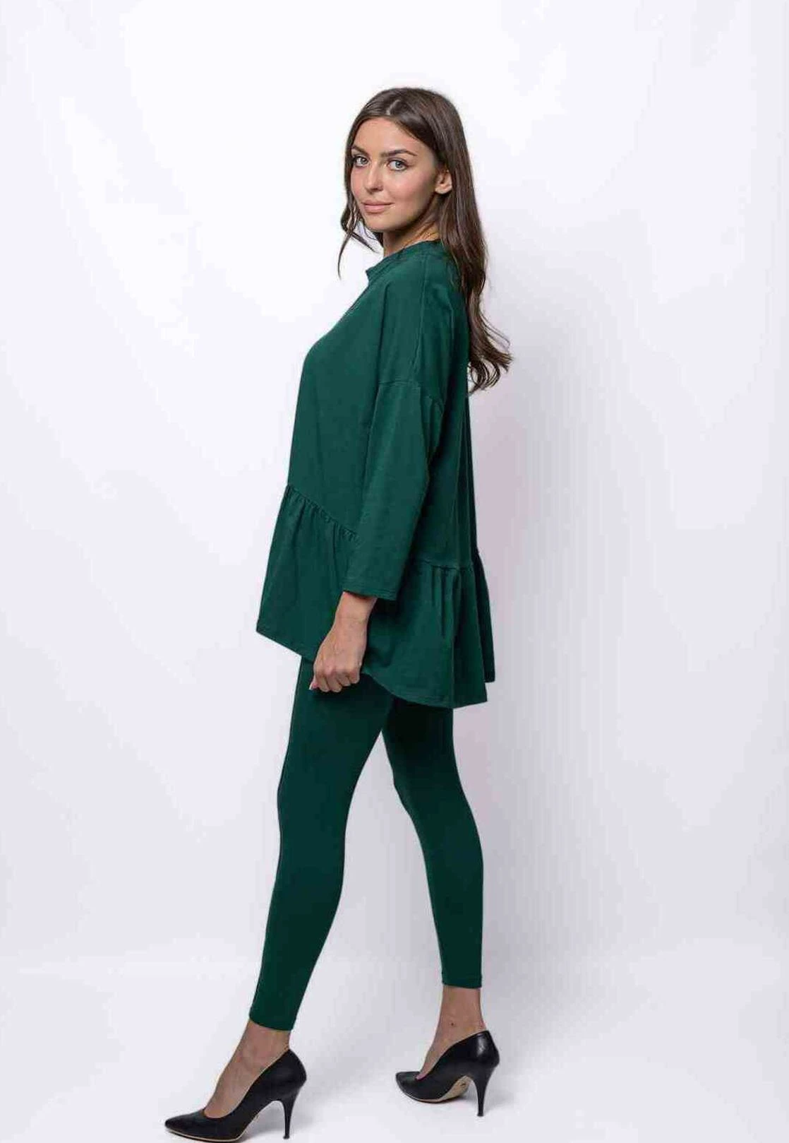 SET - Legginsy - Green 4 SET - Legginsy - Green - obrazek 4