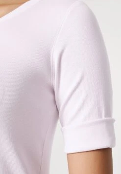 MARC CAIN T-shirt Basic - Light Lavender -Ulla Popken Sklep 9a1d5b3cd32145eb8b9c2a543479392b