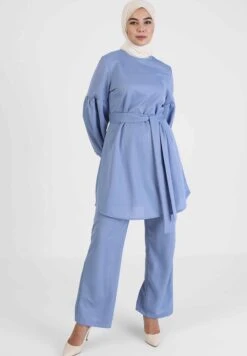 CREW NECK - TAVIN - Spodnie Materiałowe - Dark Blue