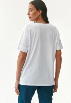 LIKE - T-shirt Z Nadrukiem - White -Ulla Popken Sklep 9bee8058c5d2485eb6099d7ff32330b8