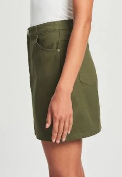 Tussah LOLA - Spódnica Mini - Khaki -Ulla Popken Sklep 9e45f957bbac4e41b0f9df408ddab6b1