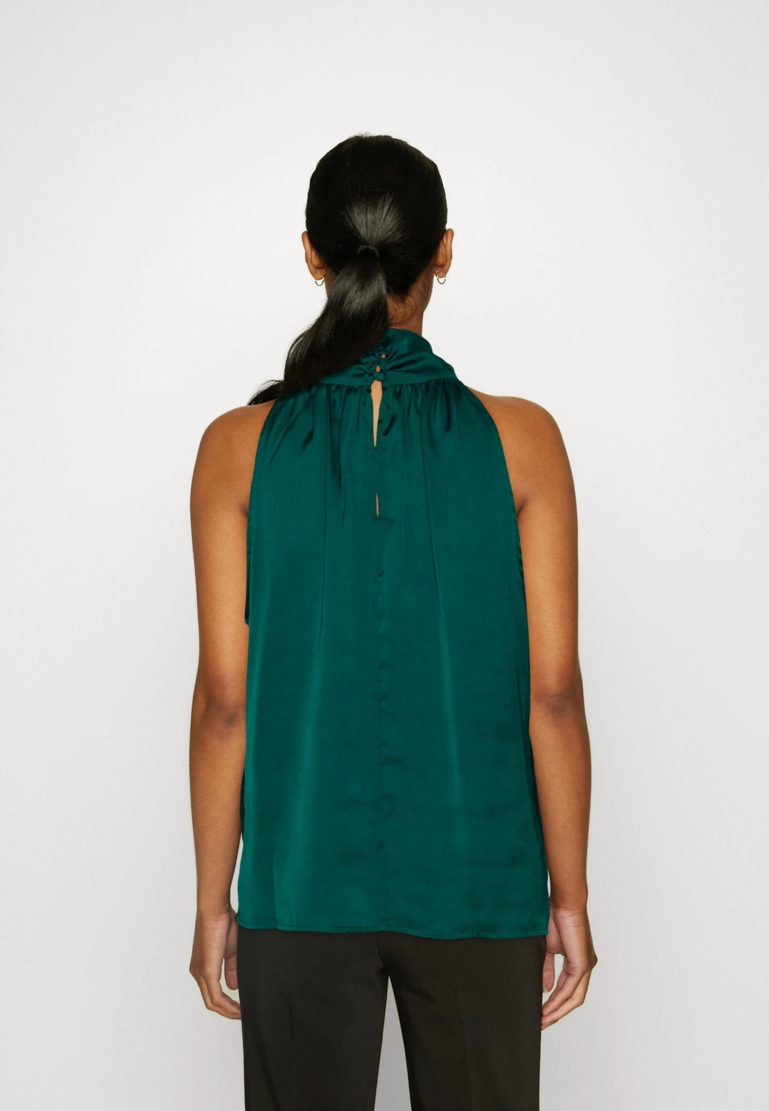 Anna Field Top - Dark Green 3 Anna Field Top - Dark Green - obrazek 3