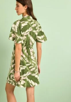 Next SLEEVE STANDARD - Sukienka Letnia - Green Palm Print -Ulla Popken Sklep a3583743e7d7422b81628c70a2d9289f