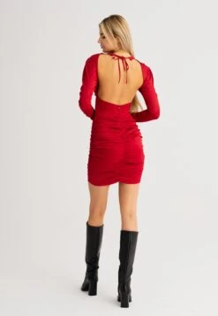 CHARLOTTE - Sukienka Koktajlowa - Czerwony -Ulla Popken Sklep a40b85cb9f6b411fa1d7e8cb59fe94e4