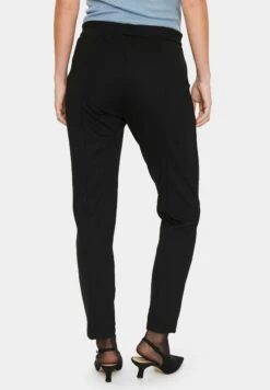 Saint Tropez Spodnie Materiałowe - Black -Ulla Popken Sklep a4284e47f0e24c08977c2651370c3222