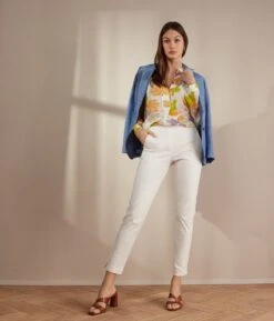 ZIGARETTEN - Spodnie Materiałowe - Bianco 10 ZIGARETTEN - Spodnie Materiałowe - Bianco -Ulla Popken Sklep a64552febe104a32ad9fa76b8a8cd0f6