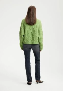 Gestuz ALBIAGZ - Jeansy Straight Leg - Washed Black -Ulla Popken Sklep a6fdd016148f405aa5e0928364c4a483