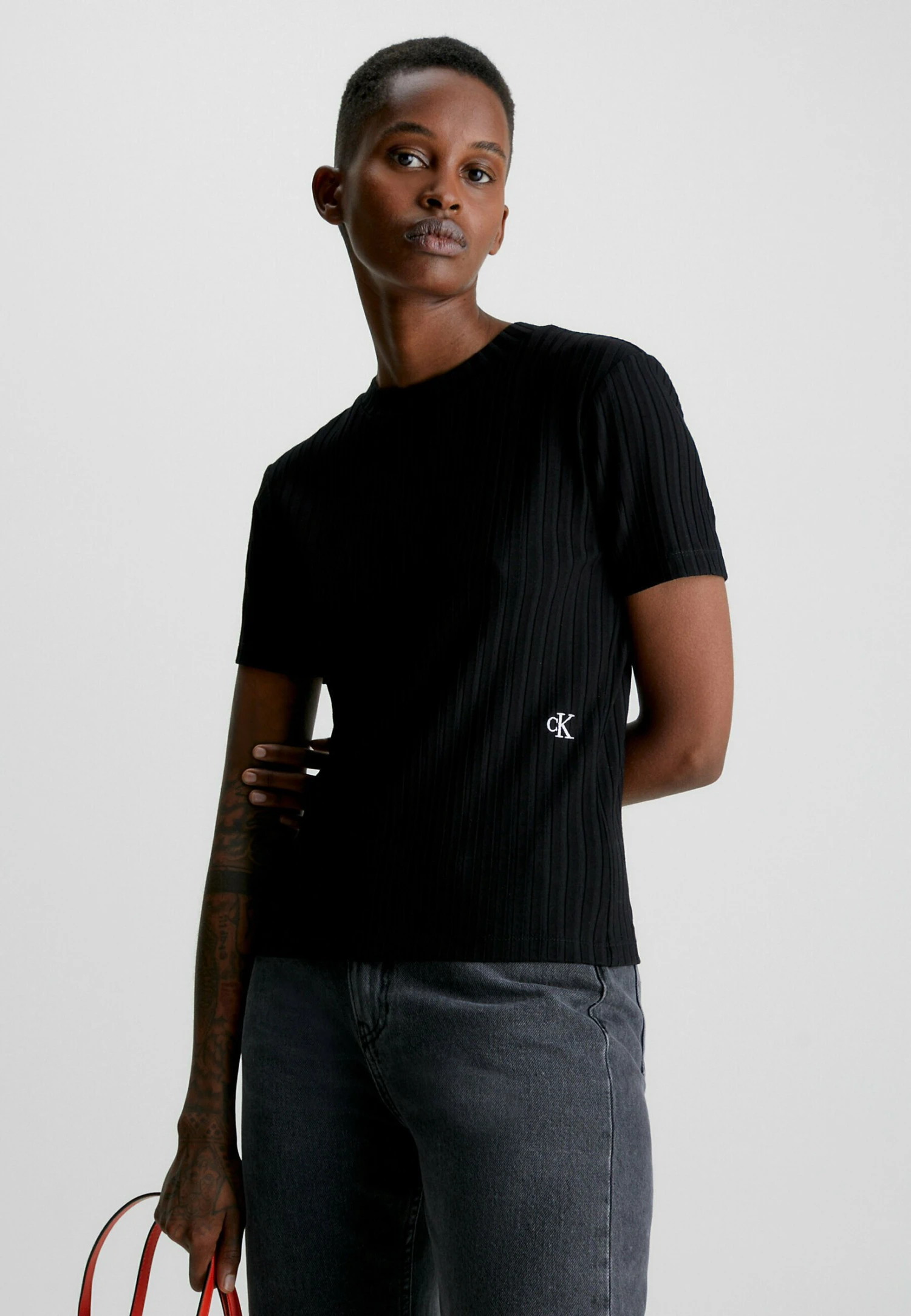 Calvin Klein Jeans T-shirt Basic - Ck Black 1 Calvin Klein Jeans T-shirt Basic - Ck Black