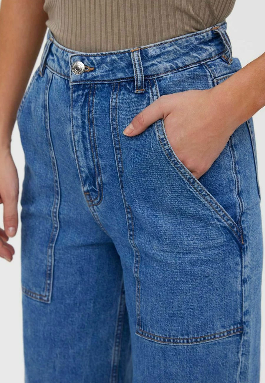 Vero Moda VMKITHY - Jeansy Dzwony - Medium Blue Denim 4 Vero Moda VMKITHY - Jeansy Dzwony - Medium Blue Denim - obrazek 4