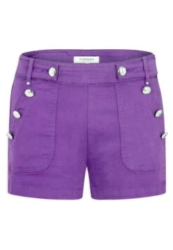 MORGAN WITH BRIDGES - Szorty Jeansowe - Dark Purple -Ulla Popken Sklep ab52ea5d45644a9ea61d893722d54aeb