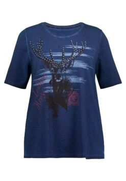 Ulla Popken T-shirt Z Nadrukiem - Nachtblau 7 Ulla Popken T-shirt Z Nadrukiem - Nachtblau -Ulla Popken Sklep ad18c6622c1a4a59a6c14d8287cc6c28