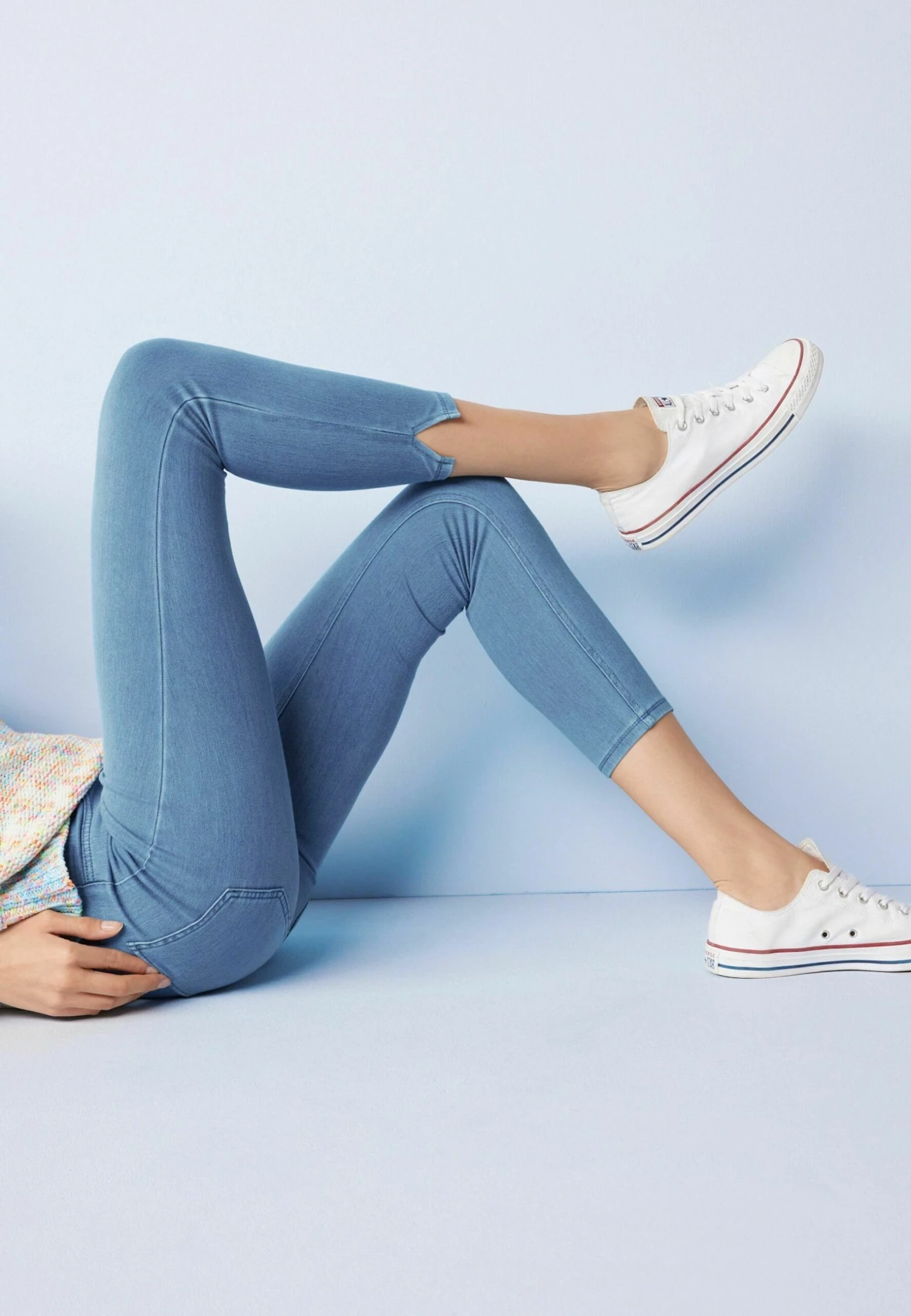 Next CROPPED - Jegginsy - Blue 4 Next CROPPED - Jegginsy - Blue - obrazek 4