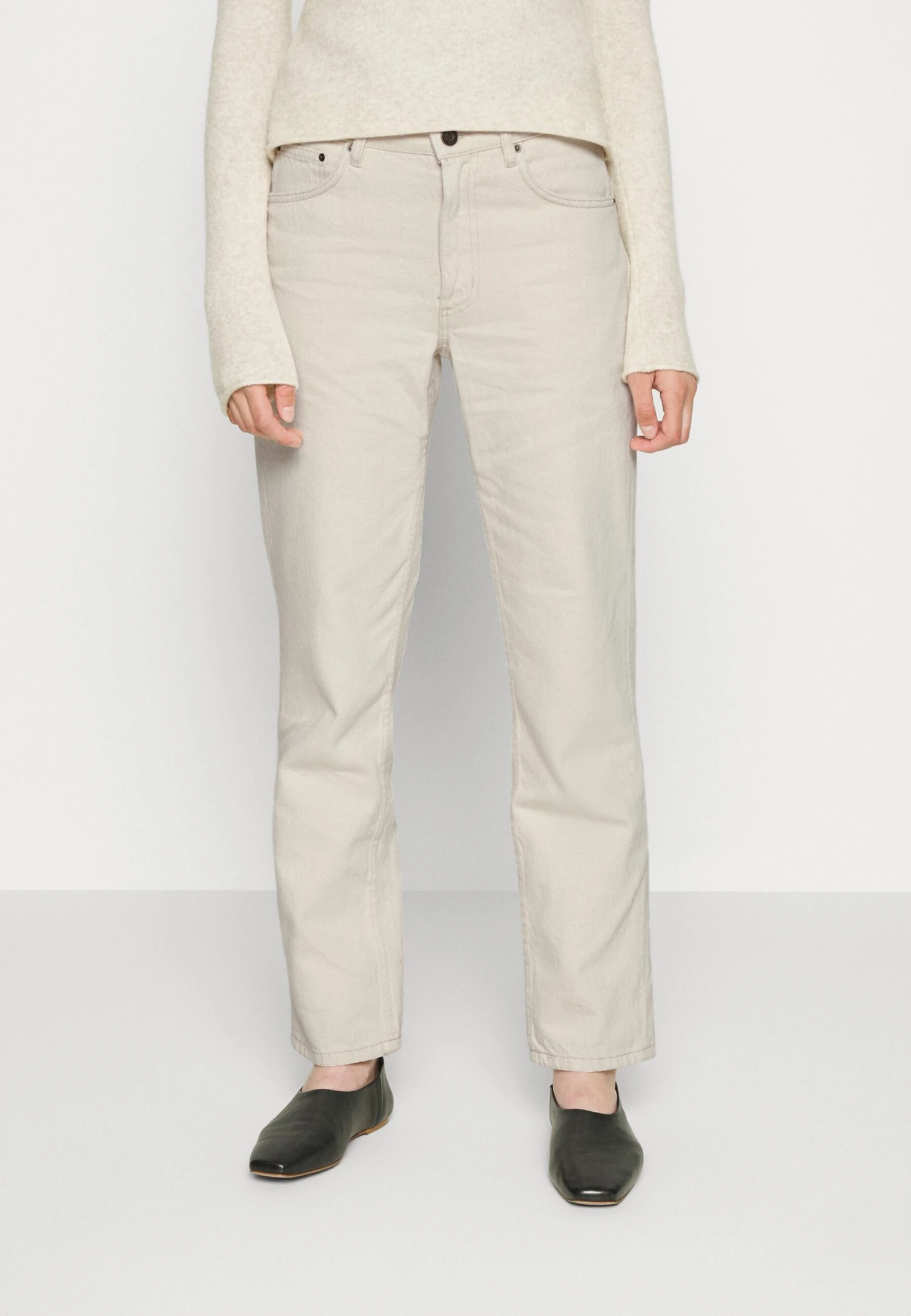 American Vintage Jeansy Straight Leg - Ecru 1 American Vintage Jeansy Straight Leg - Ecru