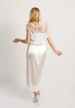 MONACO ANA - Długa Sukienka - Biały 5 MONACO ANA - Długa Sukienka - Biały -Ulla Popken Sklep b17065b618e04a14a99e442630eb4ac0