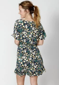 Koroshi SLEEVE SHORT - Sukienka Letnia - Navy -Ulla Popken Sklep b2d7a11ceb4b46fcb8496314f501ecc5