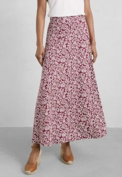 Długa Spódnica - Carved Floral Dulse