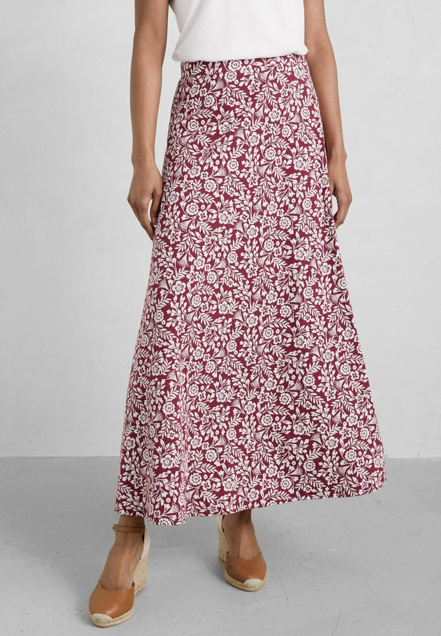 Długa Spódnica - Carved Floral Dulse 1 Długa Spódnica - Carved Floral Dulse