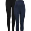 Next ESSENTIAL PACK 2 - Legginsy - Black Navy Blue