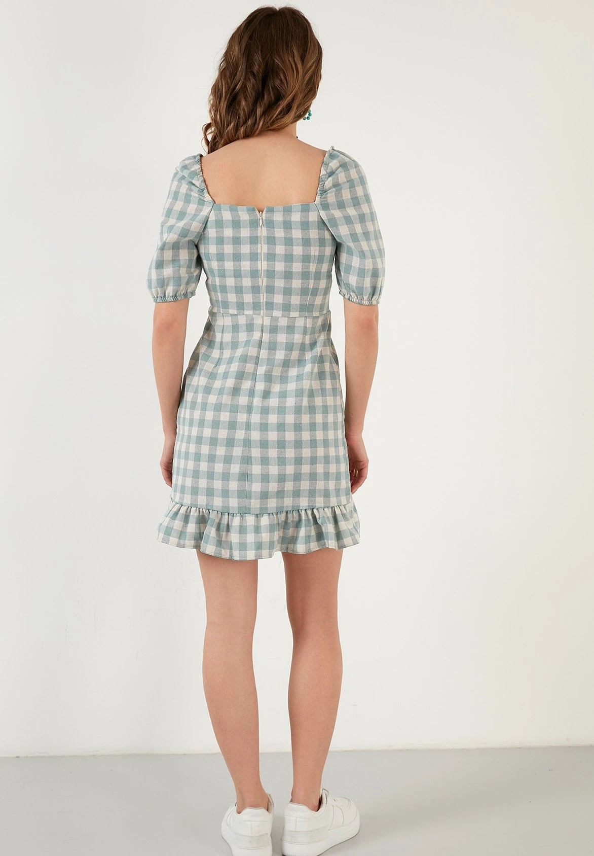 LELA REGULAR FIT - Sukienka Letnia - Mint 2 LELA REGULAR FIT - Sukienka Letnia - Mint - obrazek 2