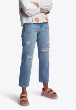 Rich&royal IM VINTAGE-LOOK - Jeansy Straight Leg - Denim Blue