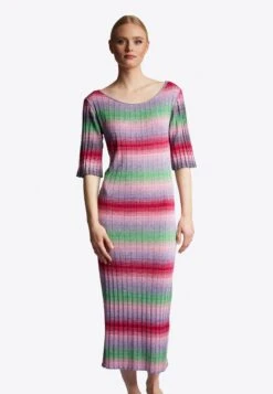 Rich&royal Sukienka Dzianinowa - Royal Purple