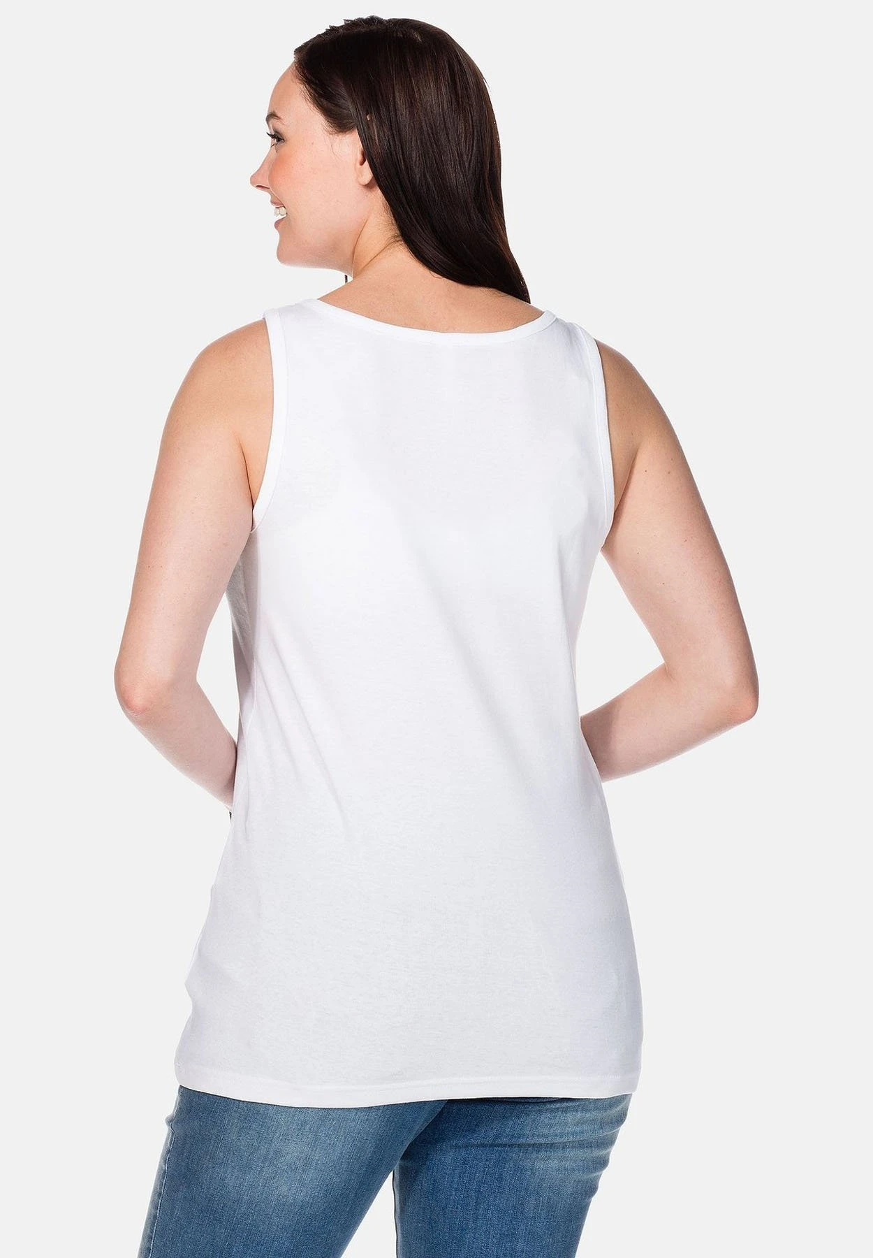 Sheego Top - White 3 Sheego Top - White - obrazek 3